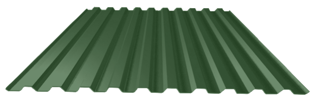 зеленый лист профнастил